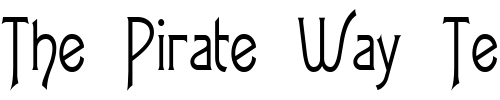 Font : Fletch-Condensed-Normal 2 Custom Text : The Pirate Way Test your own text here Click to download or to view this font on a tshirt that can be custom printed in Bali
